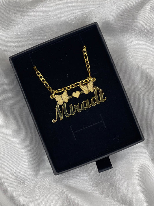 PRE-ORDER Custom Butterfly Name Plate